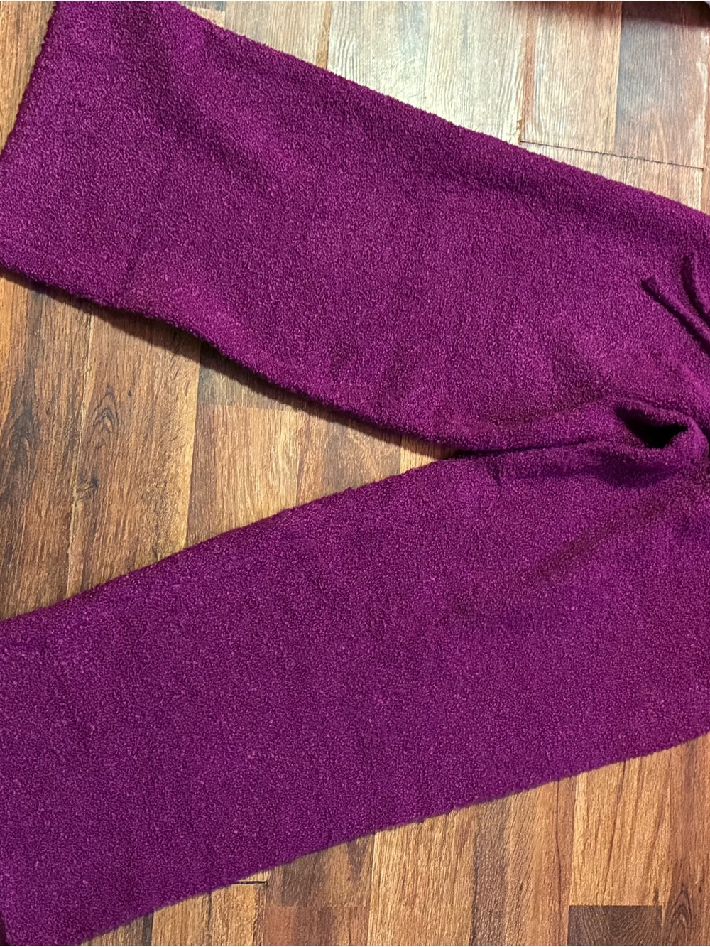 PINK Victoria's Secret Plush Lounge Pants in Deep Plum